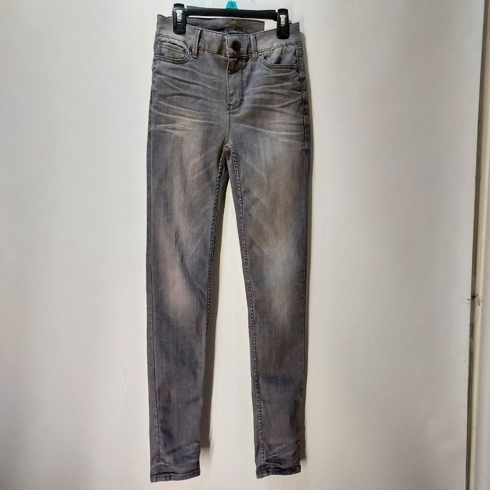 WHITE HOUSE BLACK MARKET Women's The Skinny High-Rise Jeans Size 00, Gray